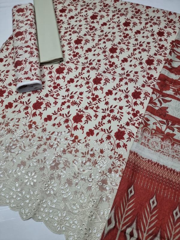 ✨ Haniya ✨ 3 Piece Digital Printed Doriya Shirt Pakzon 