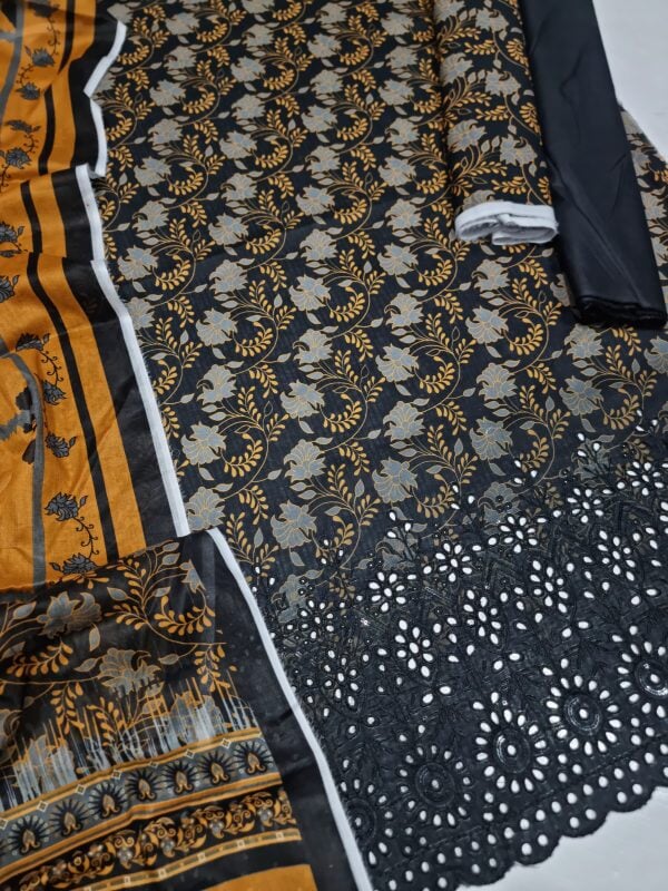 ✨ Haniya ✨ 3 Piece Digital Printed Doriya Shirt Pakzon 